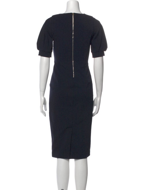 Max Mara Crew Neck Midi Length Dress