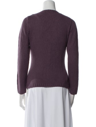 Max Mara Virgin Wool V-Neck Sweater