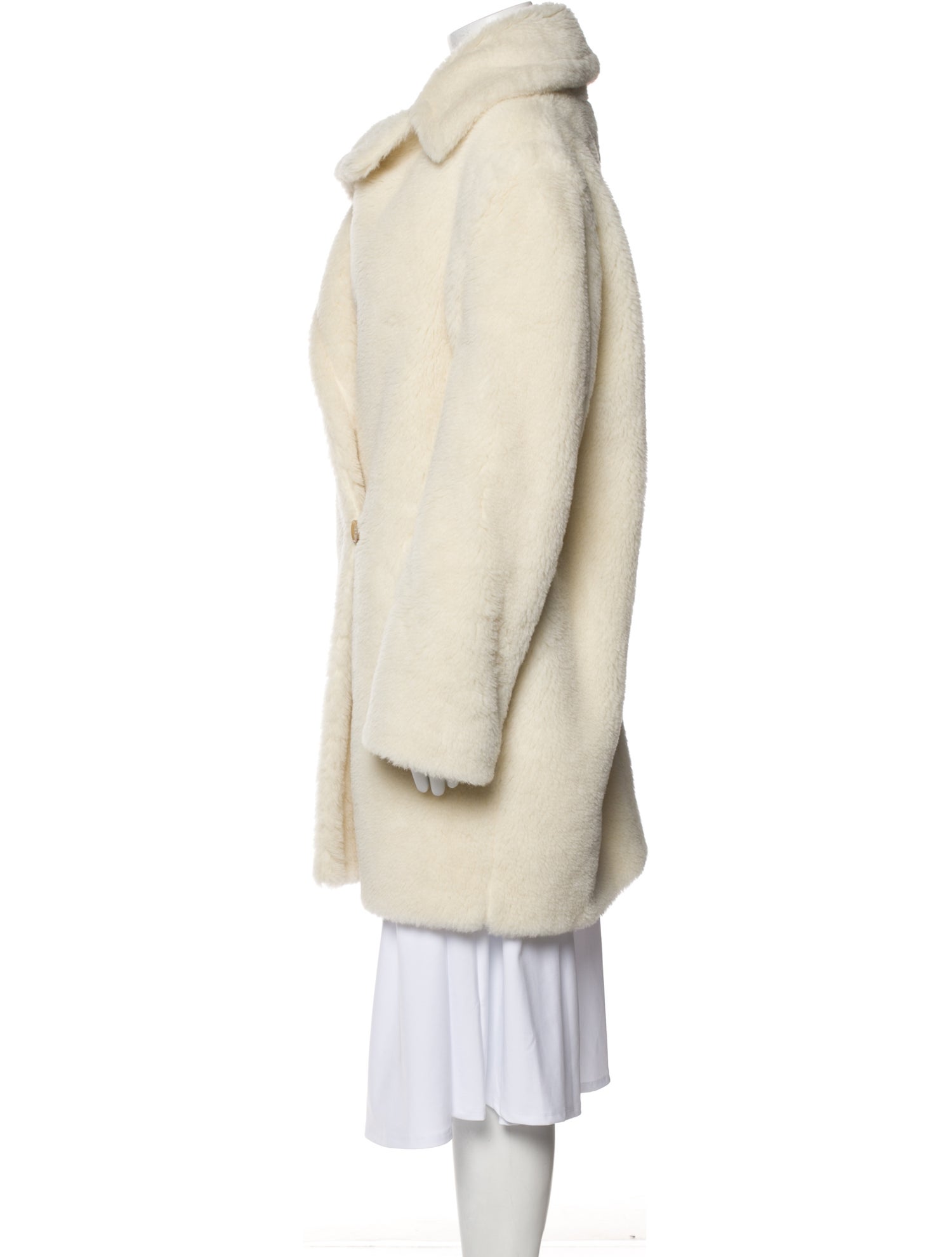 Max Mara Alpaca Faux Fur Coat