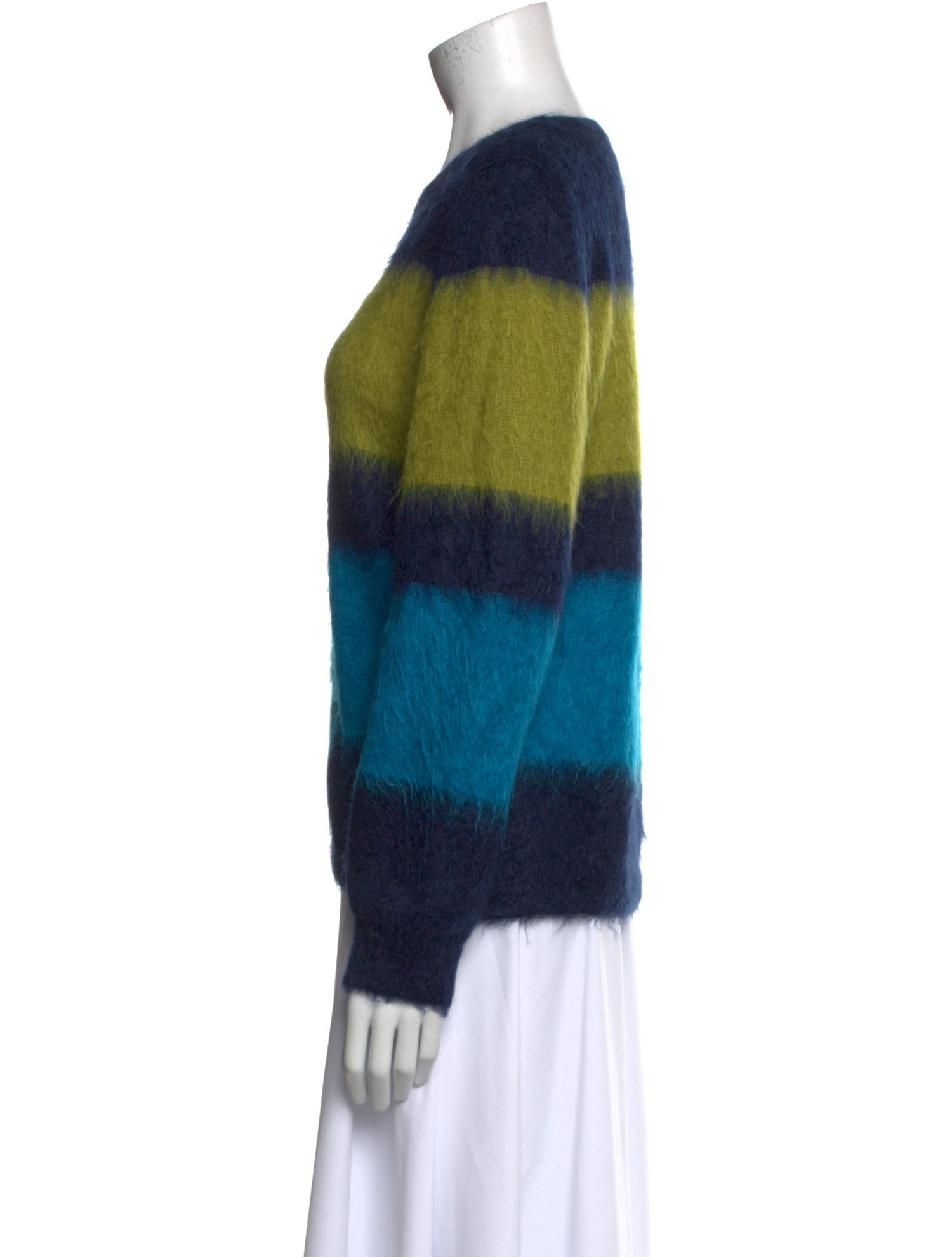 Max Mara Mohair Striped Sweater