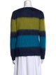 Max Mara Mohair Striped Sweater