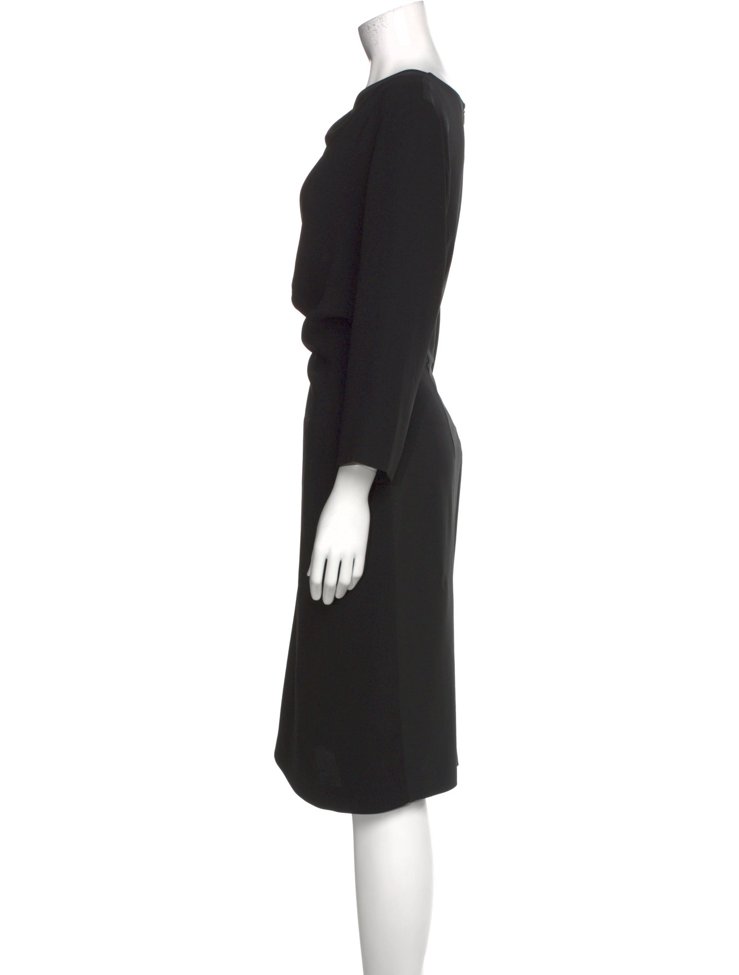 Max Mara Cowl Neck Knee-Length Dress
