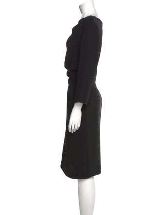 Max Mara Cowl Neck Knee-Length Dress
