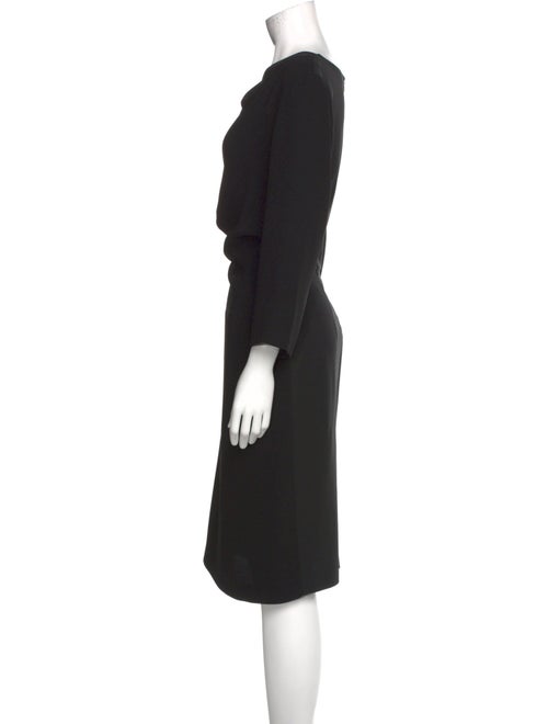 Max Mara Cowl Neck Knee-Length Dress