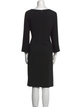 Max Mara Cowl Neck Knee-Length Dress