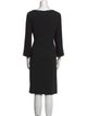 Max Mara Cowl Neck Knee-Length Dress