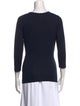 Max Mara V-Neck Three-Quarter Sleeve Top