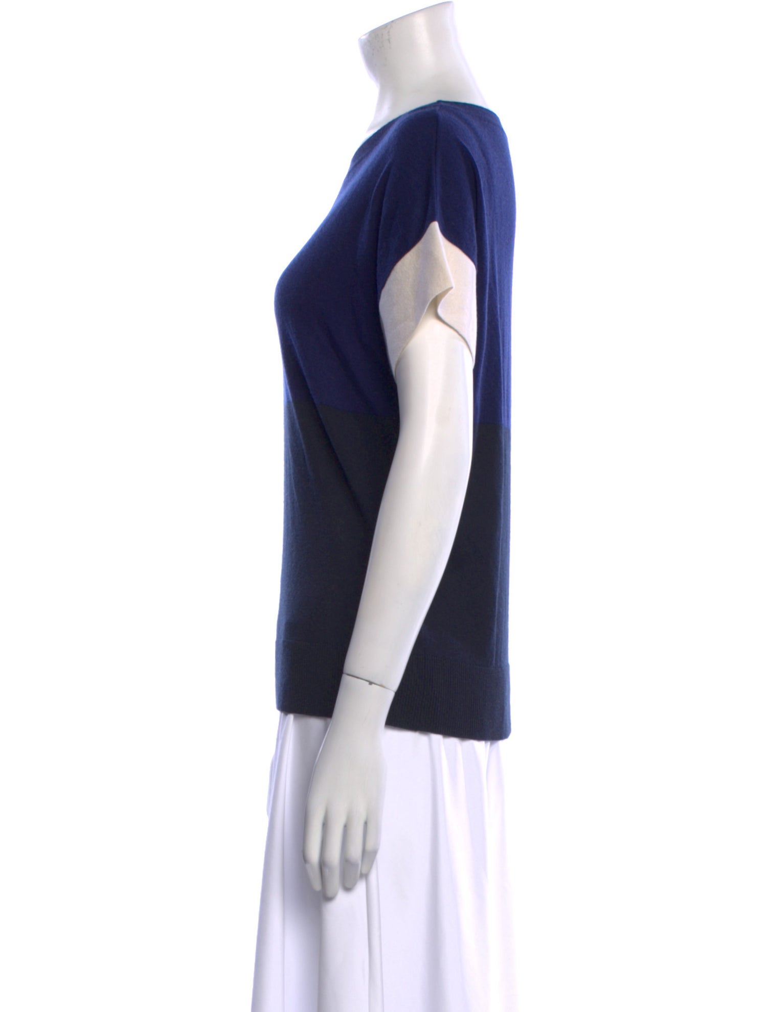 Max Mara Virgin Wool Bateau Neckline Sweater