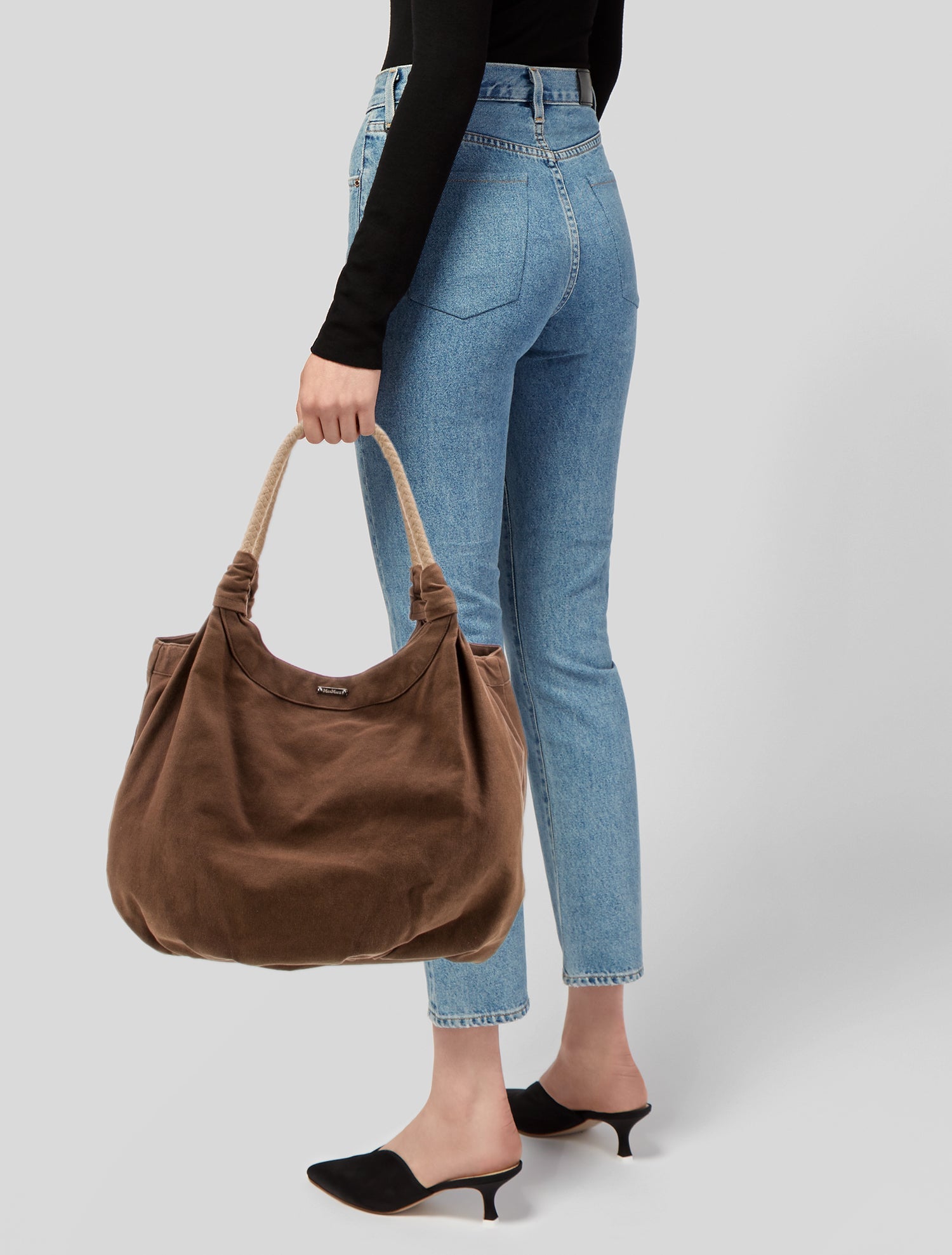 Max Mara Canvas Hobo