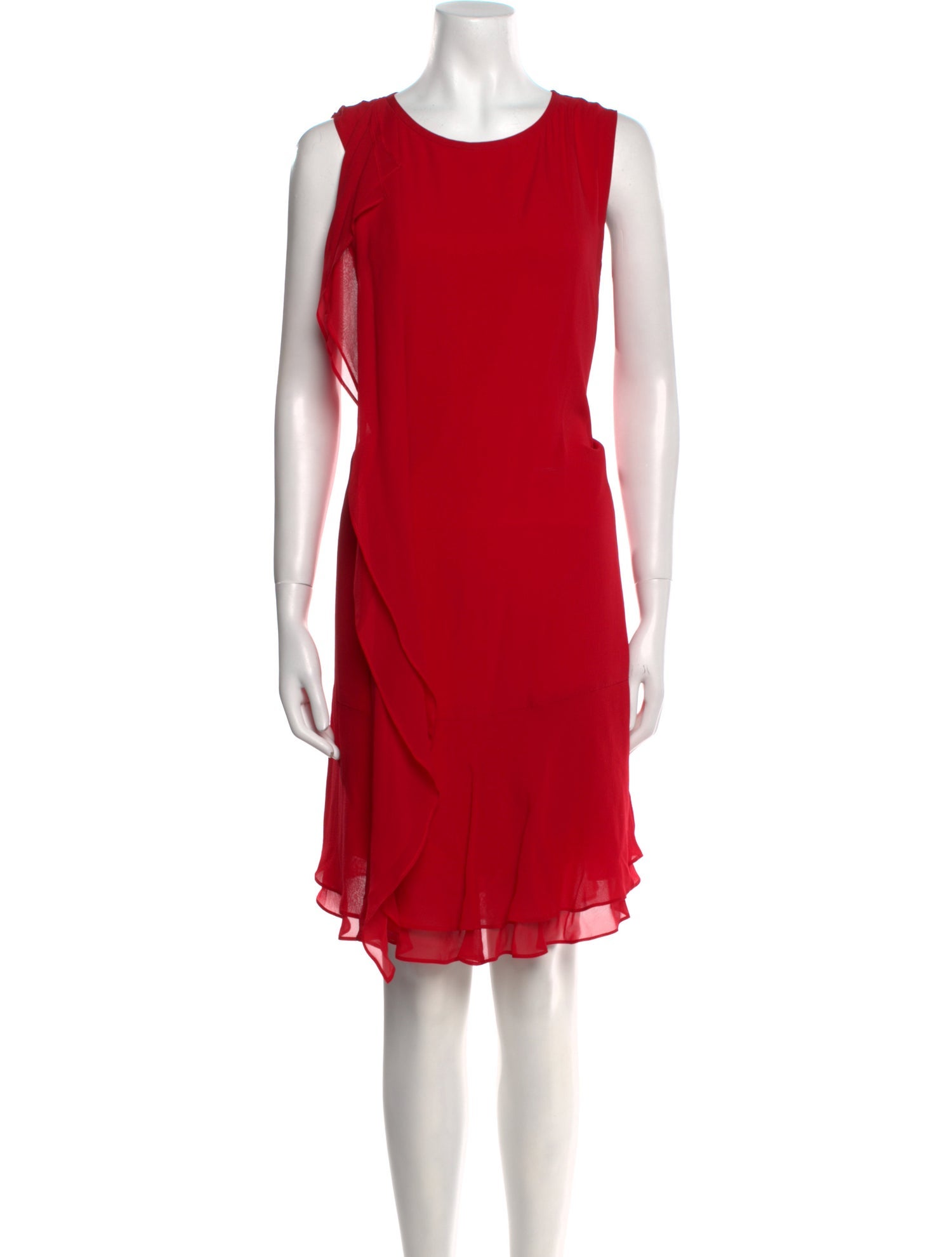 Max Mara Silk Knee-Length Dress