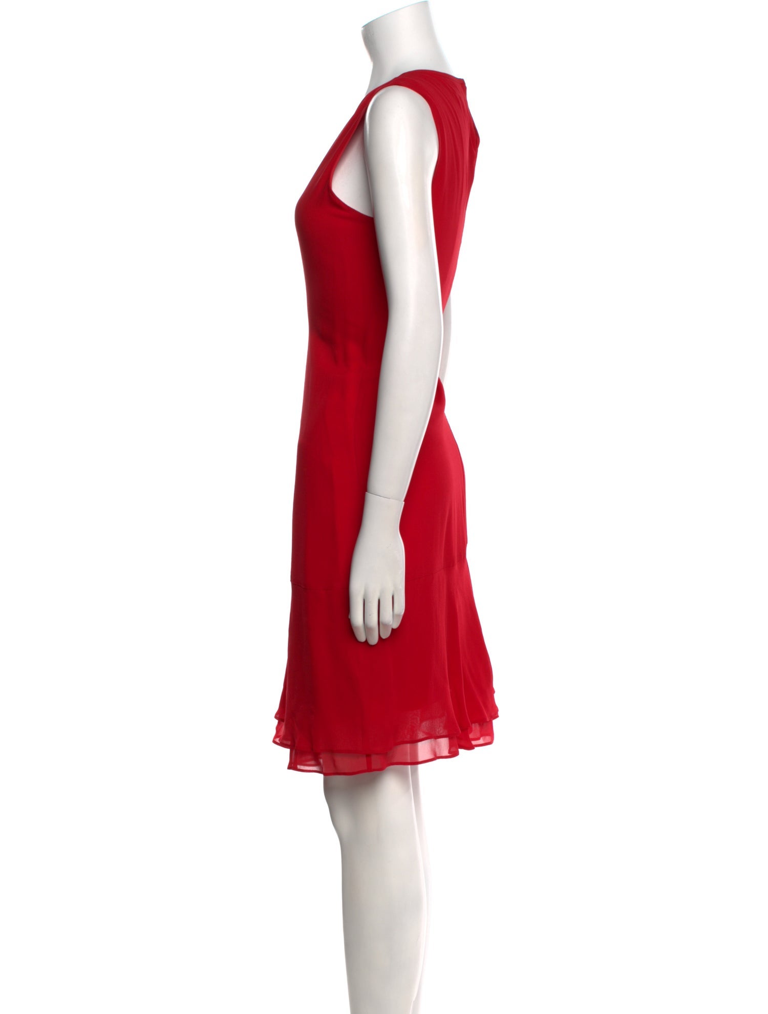 Max Mara Silk Knee-Length Dress