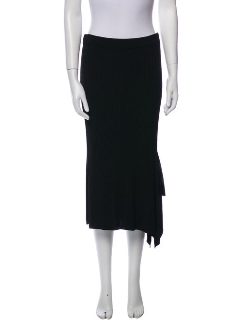 Max Mara Pleated Accents Midi Length Skirt