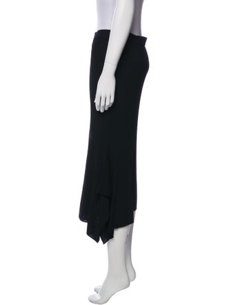 Max Mara Pleated Accents Midi Length Skirt