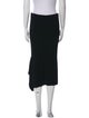 Max Mara Pleated Accents Midi Length Skirt