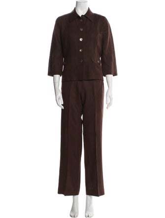 Max Mara Linen Pant Set