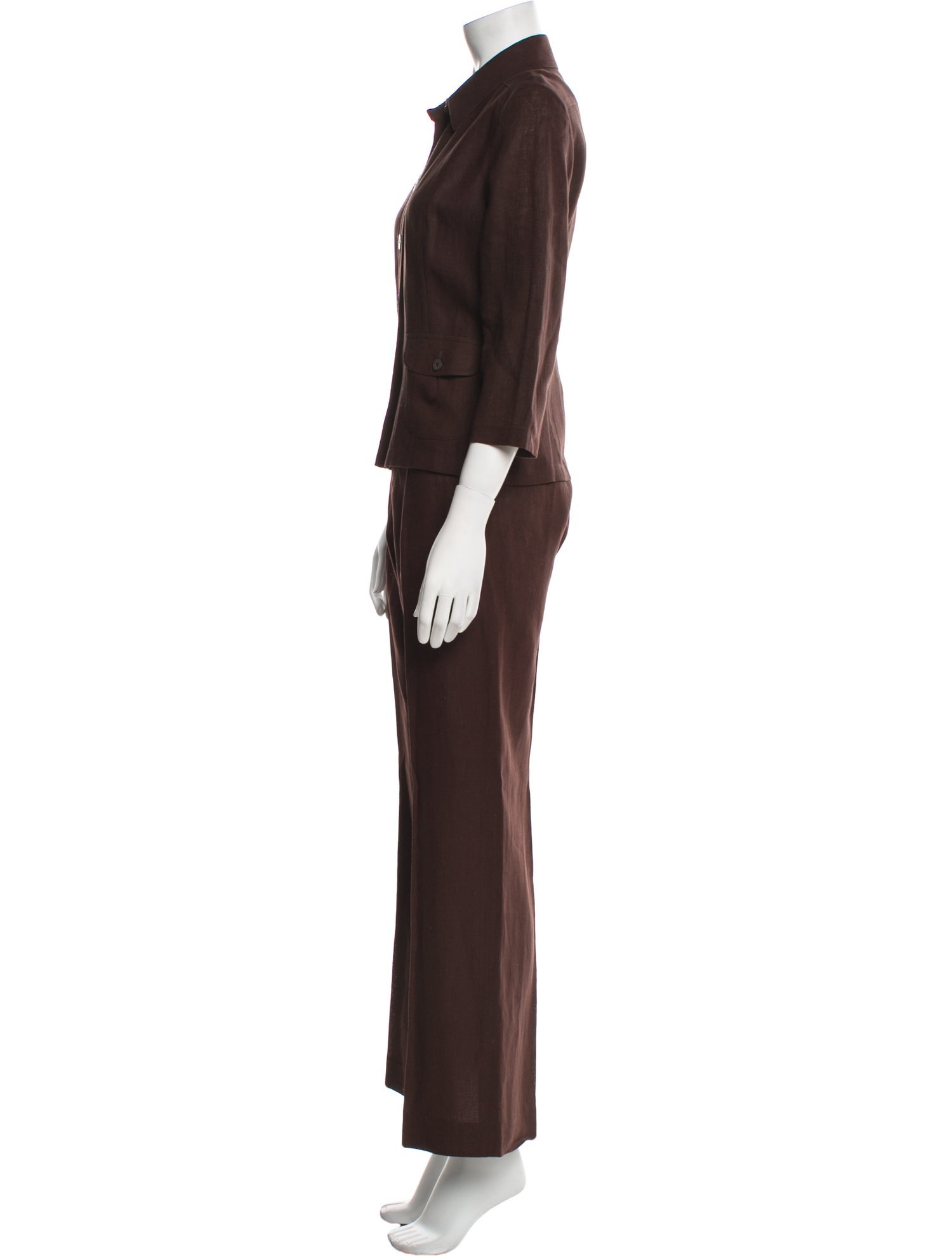 Max Mara Linen Pant Set