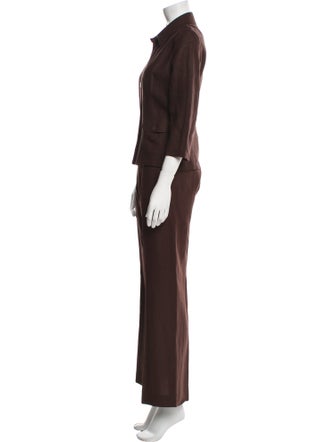 Max Mara Linen Pant Set