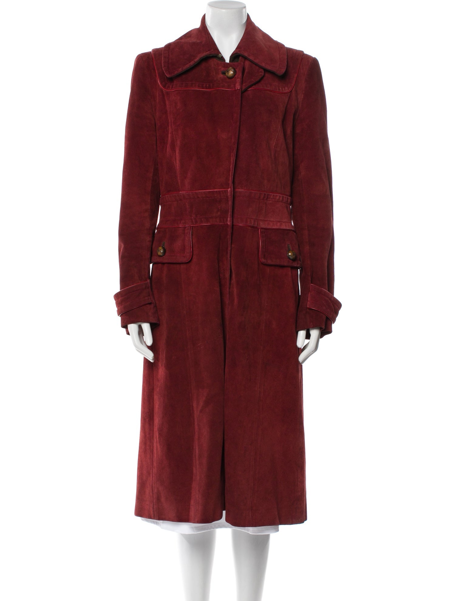 Max Mara Leather Trench Coat