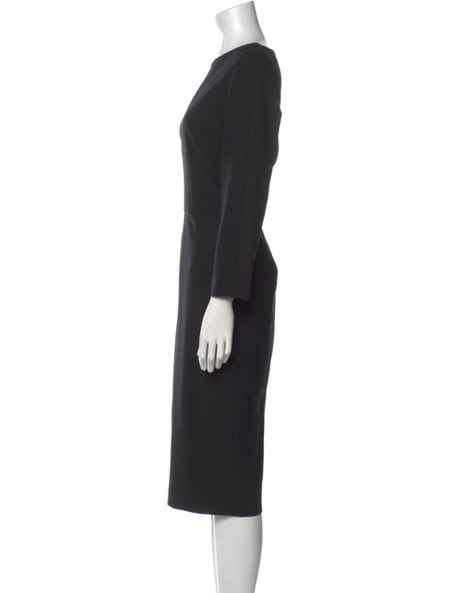 Max Mara Virgin Wool Midi Length Dress