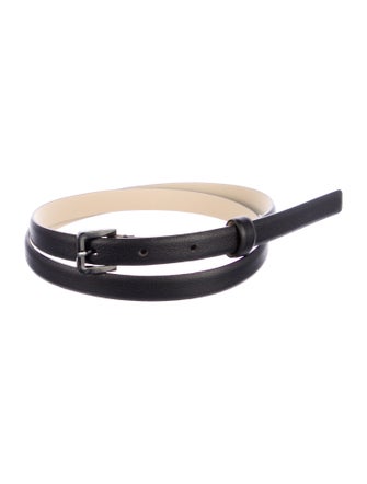 Max Mara Skinny Leather Belt