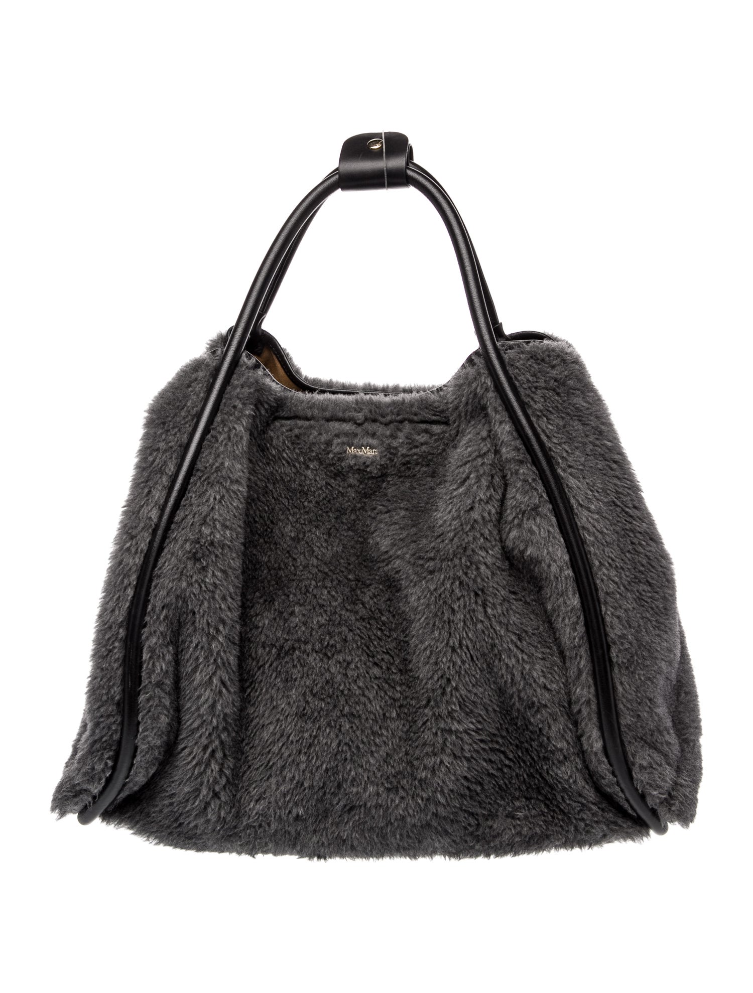 Max Mara Faux Fur Evening Bag