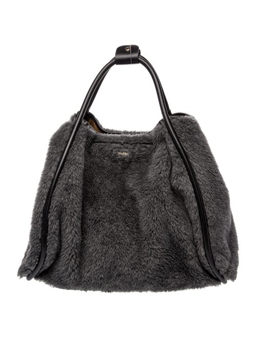 Max Mara Faux Fur Evening Bag