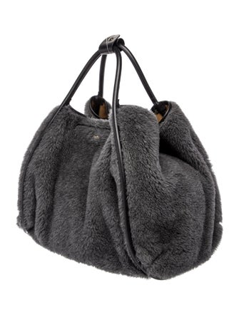 Max Mara Faux Fur Evening Bag