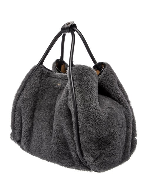Max Mara Faux Fur Evening Bag