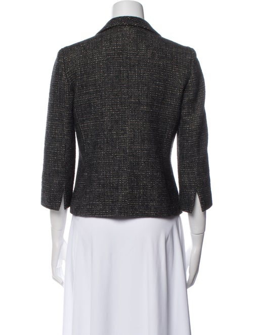 Max Mara Tweed Pattern Blazer