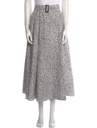 Max Mara Printed Long Skirt