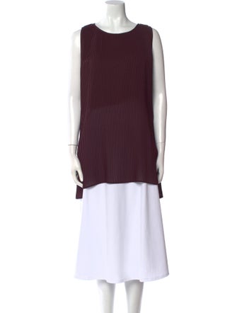 Max Mara Crew Neck Sleeveless Tunic