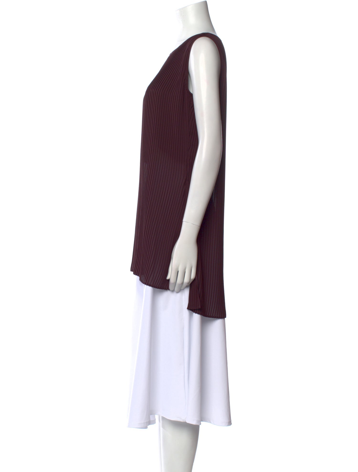 Max Mara Crew Neck Sleeveless Tunic