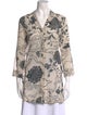 Max Mara Floral Print V-Neck Tunic