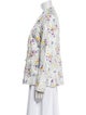 Max Mara Linen Floral Print Blazer