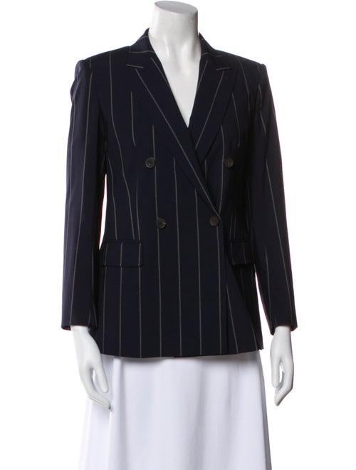 Max Mara Virgin Wool Striped Blazer