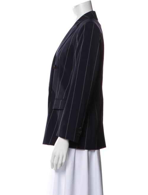 Max Mara Virgin Wool Striped Blazer