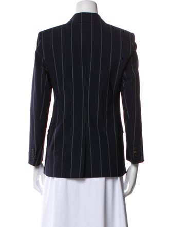 Max Mara Virgin Wool Striped Blazer