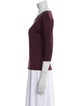 Max Mara Bateau Neckline Three-Quarter Sleeve T-Shirt
