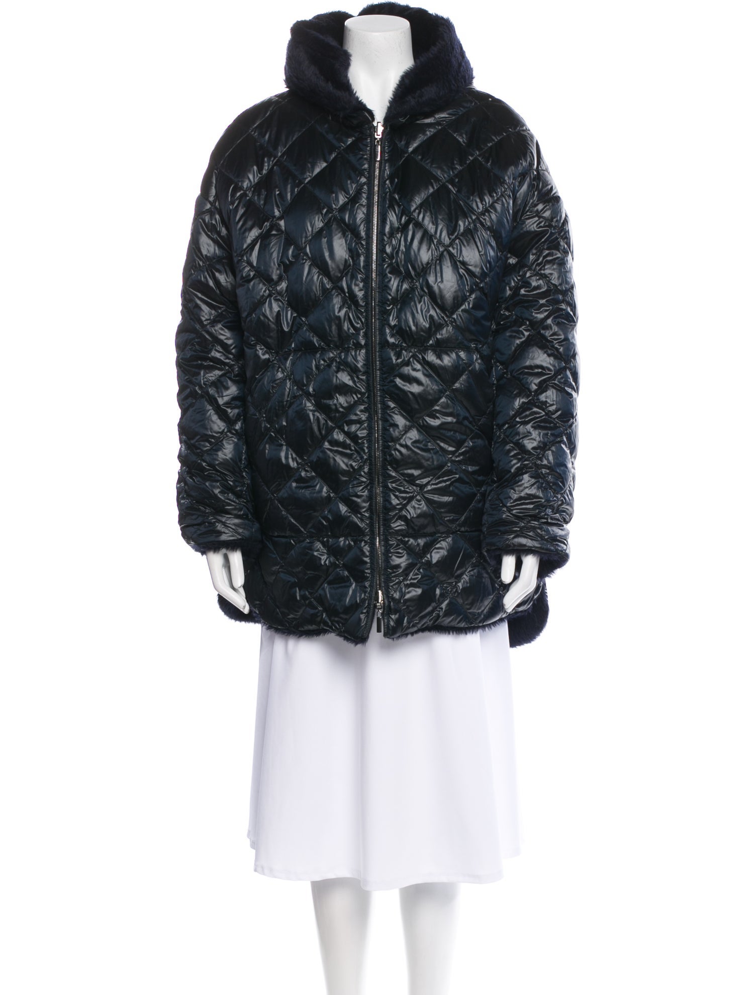 Max Mara Alpaca Faux Fur Jacket