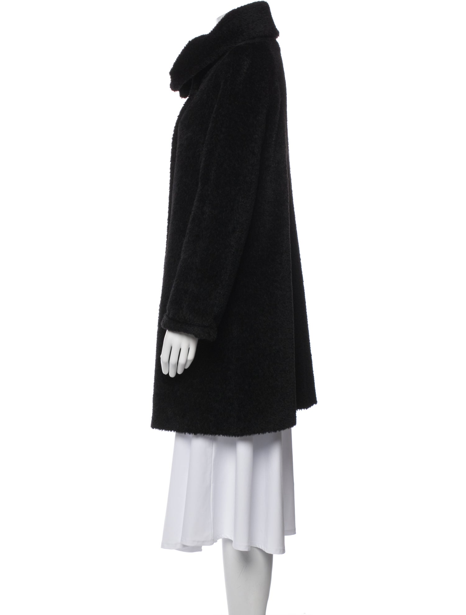 Max Mara Alpaca Faux Fur Coat