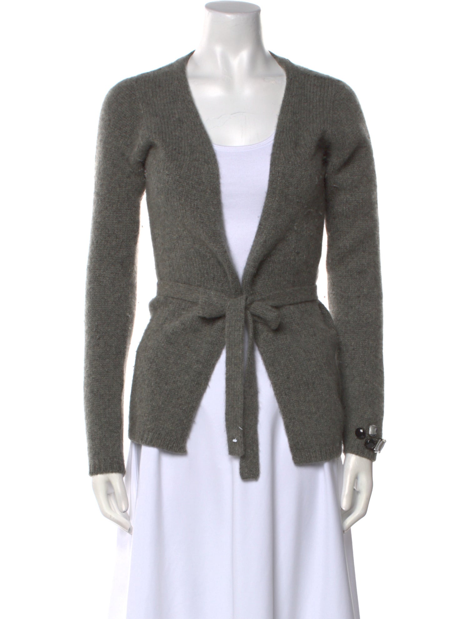 Max Mara Silk V-Neck Sweater