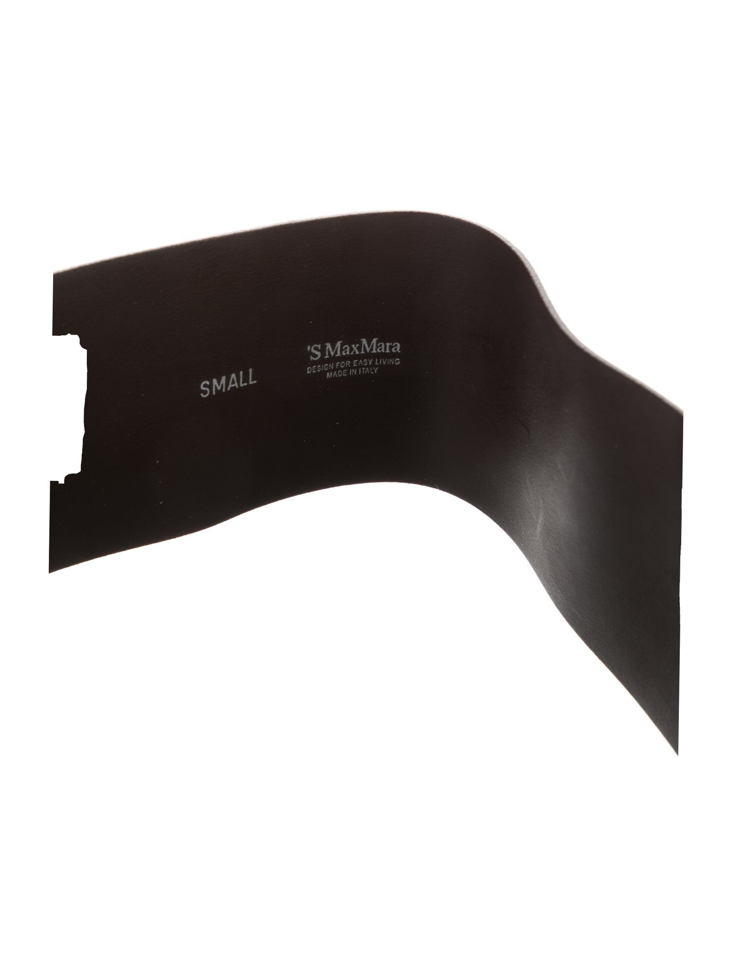 Max Mara Wide Leather Waist Belt