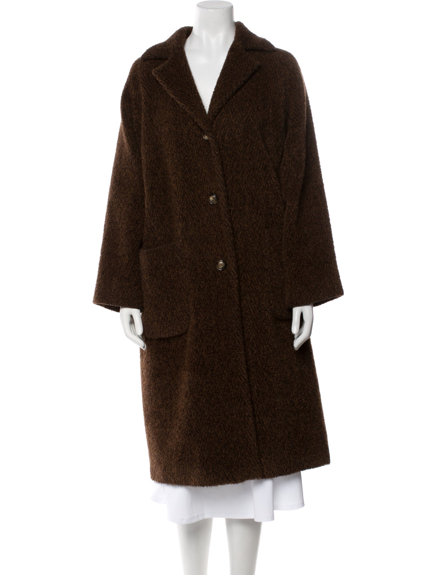 Max Mara Alpaca Faux Fur Coat