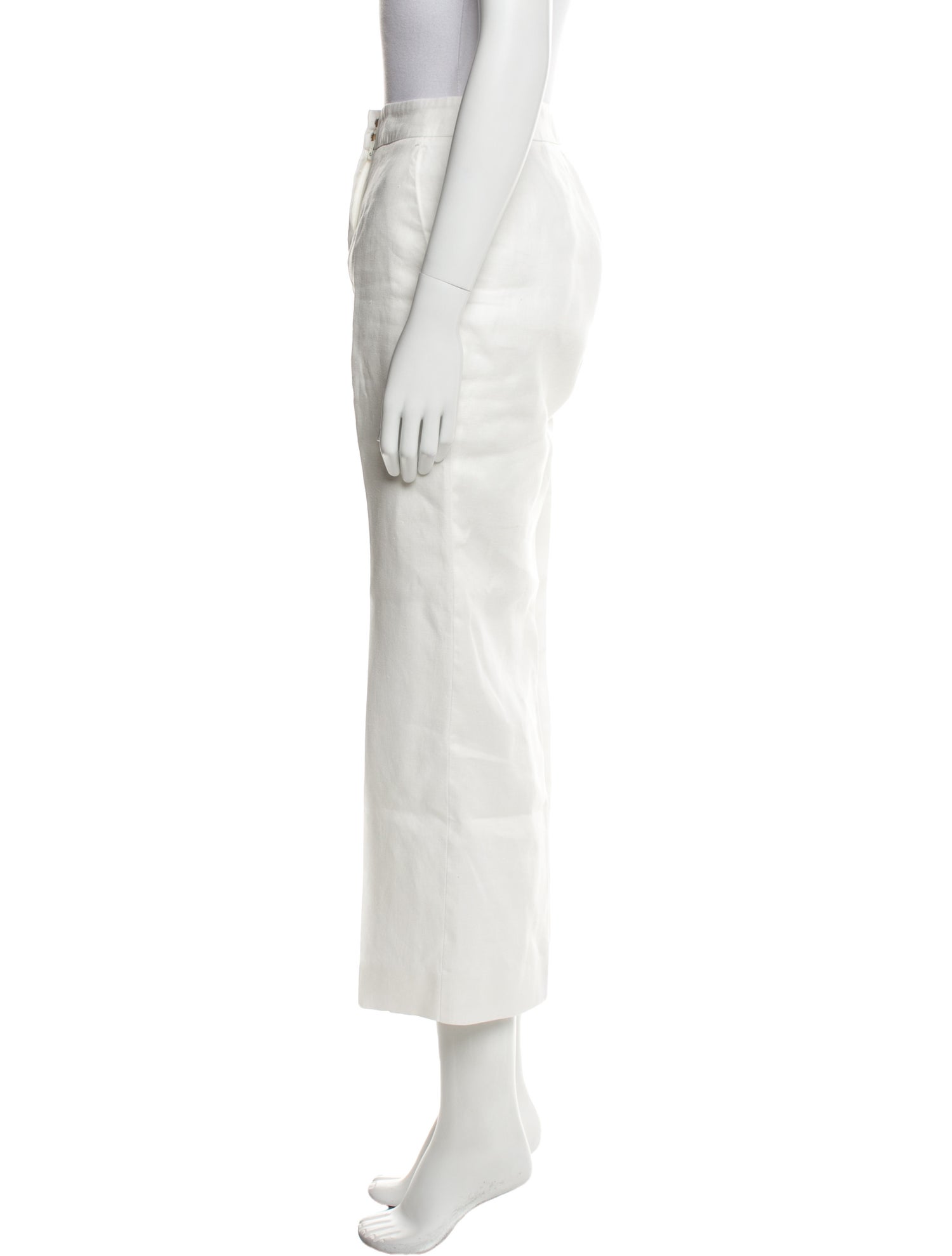 Max Mara Linen Wide Leg Pants