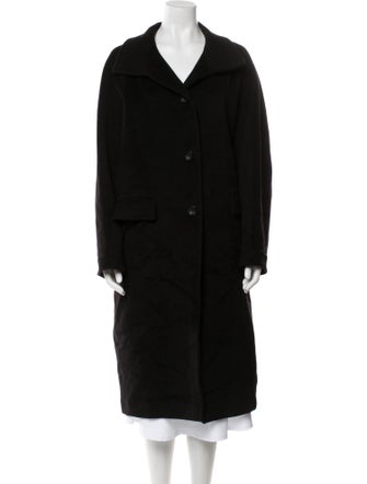 Max Mara Virgin Wool Faux Fur Coat