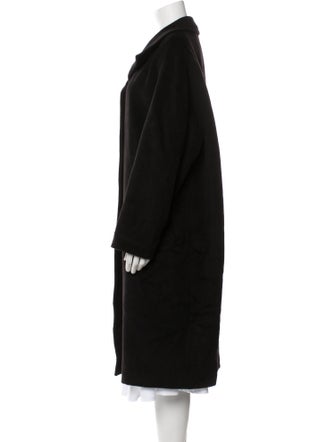 Max Mara Virgin Wool Faux Fur Coat