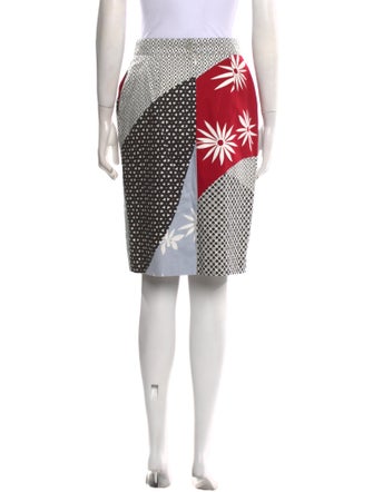 Max Mara Printed Knee-Length Skirt