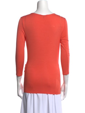 Max Mara V-Neck Three-Quarter Sleeve Top