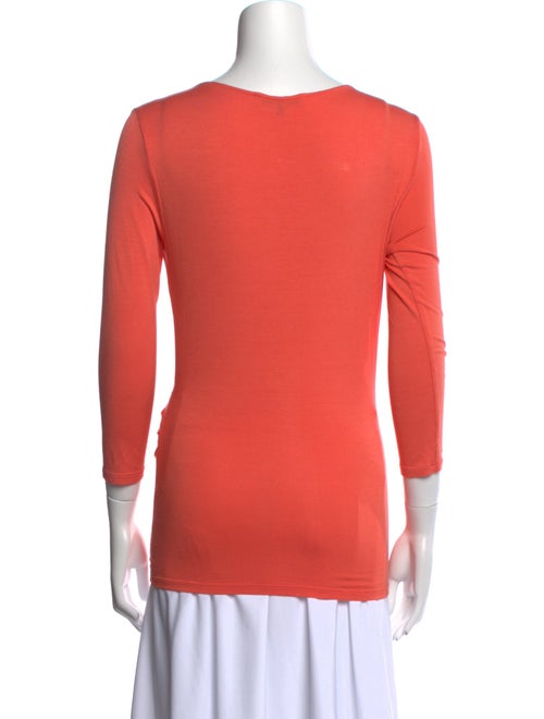 Max Mara V-Neck Three-Quarter Sleeve Top