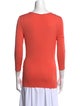 Max Mara V-Neck Three-Quarter Sleeve Top